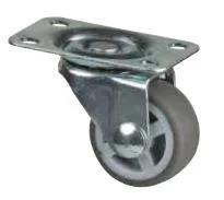 Cenový Hit StrongCastors kolečko 30mm otočné měkčený běhoun šedá