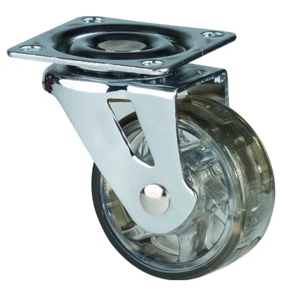 StrongCastors kolečko TOP průměr 50mm transparentní tmavá bez brzdy Pouze Dnes