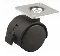 StrongCastors kolečko 30mm plotnička brzda černá Tovární Cena