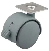 StrongCastors kolečko 40mm šedé plotnička brzda Oblíbený
