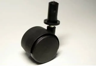 Kolečko pogumované s brzdou 40 mm černé + zděř 26 Kup Teď