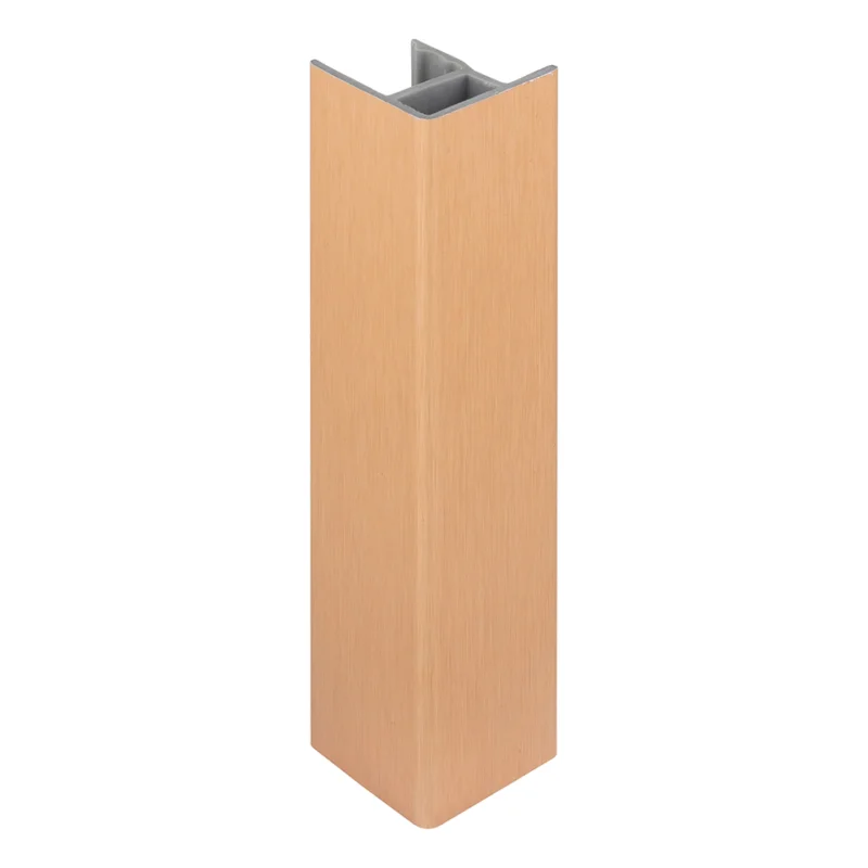 Rychlé Dodání SCILM rohová spojka/koncovka 120mm měď broušená