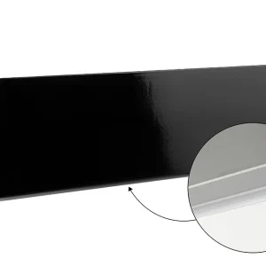 Zlevněný SCILM sokl 120mm 4m černá lesklá