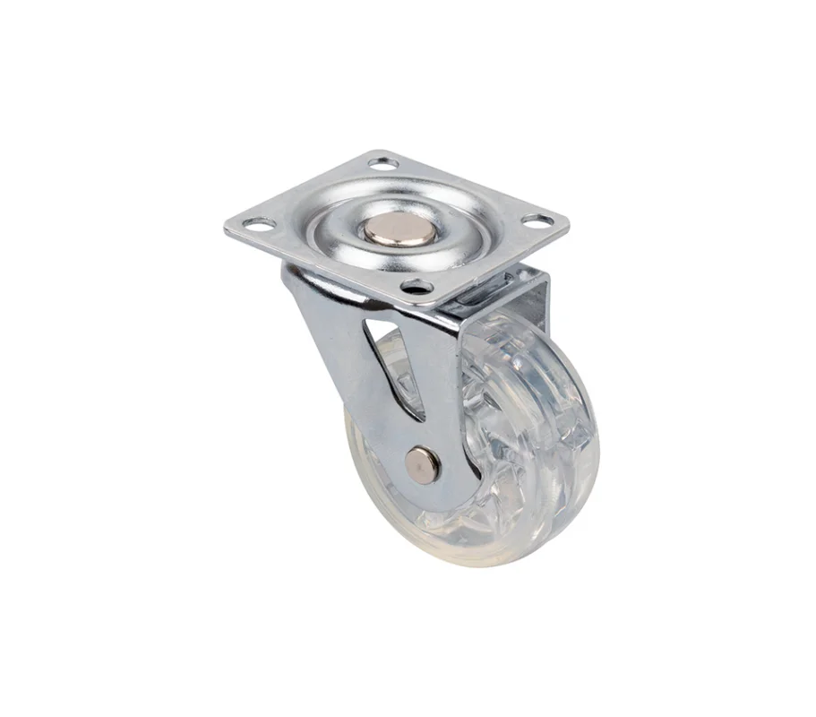 StrongCastors kolečko TOP průměr 50mm transparentní čirá bez brzdy Pouze Dnes