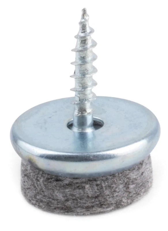 STRONG kluzák na vrut s plstí průměr 18mm šedá Levný