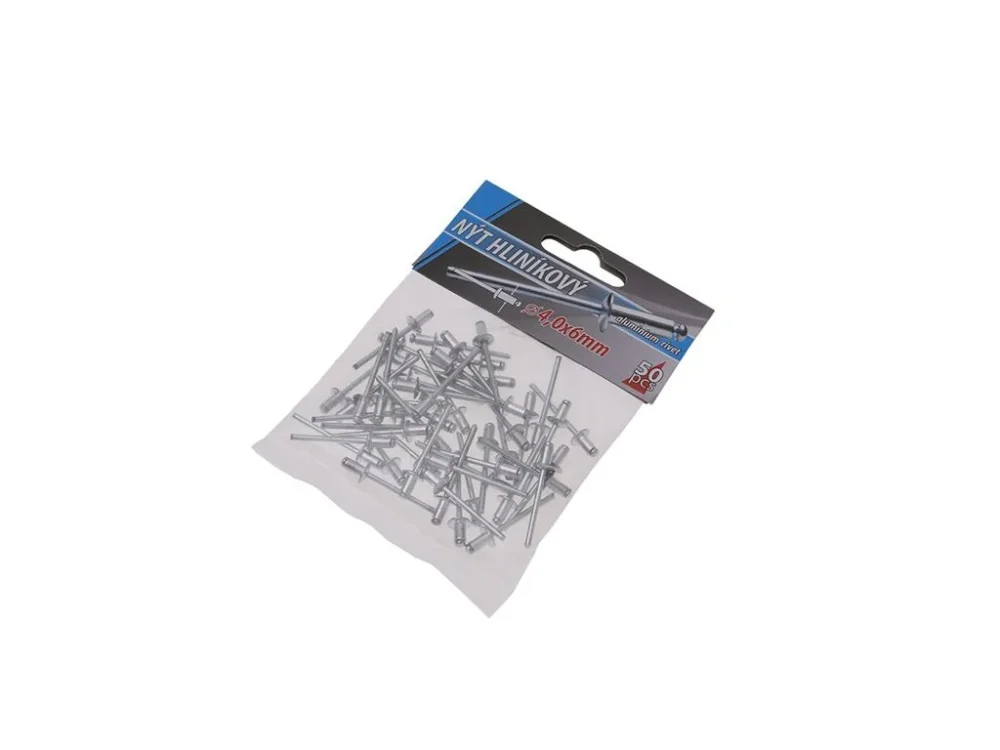 Bezpečná Platba Alu nýty 4.0x6mm 50ks