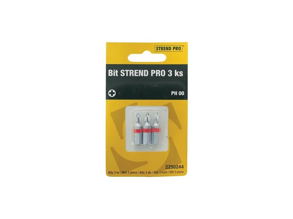 Bit křížový Strend Pro Phillips, PH 00,sada 3ks Časově Omezené
