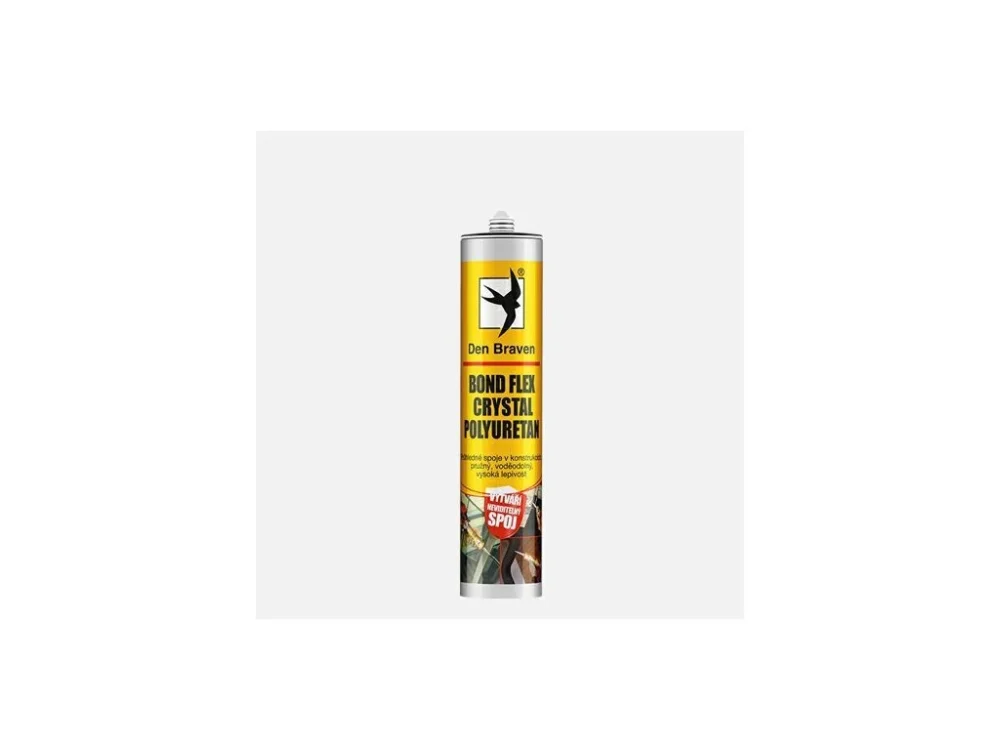 Cenová Bomba BOND FLEX CRYSTAL Den Braven 300ml transparentní