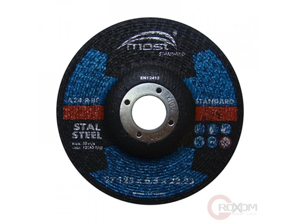 Brusný kotouč115 x 6,5mm MOST STANDART (modrý) Top Prodej