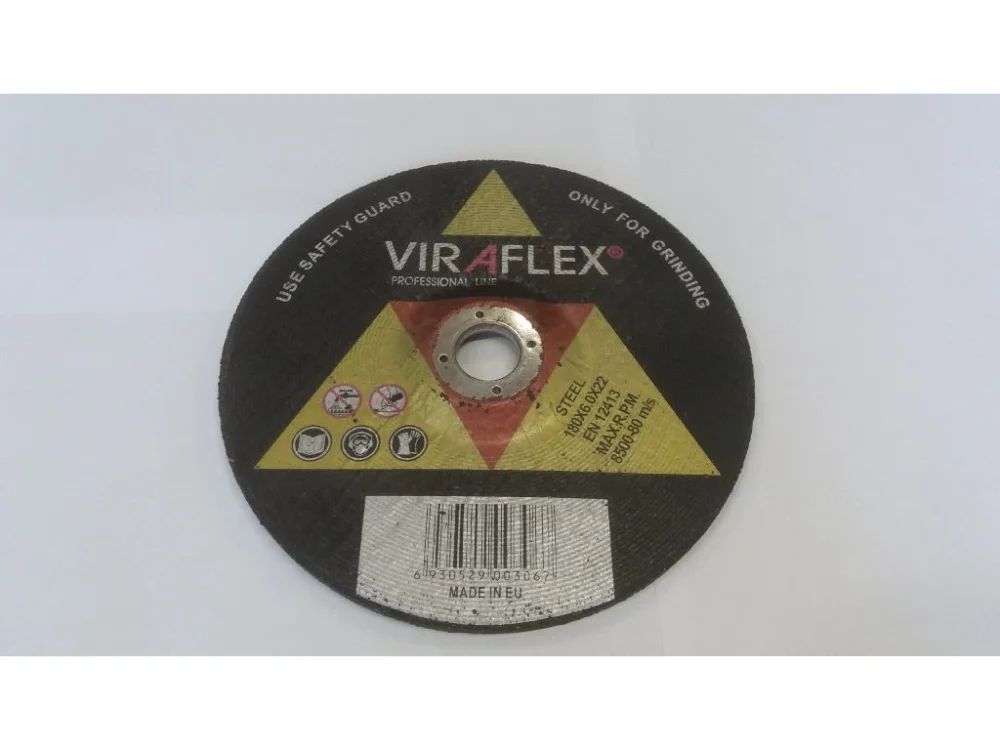 Odeslání Ihned Brusný kotouč 180 x 6.0 - ocelVIRAFLEX