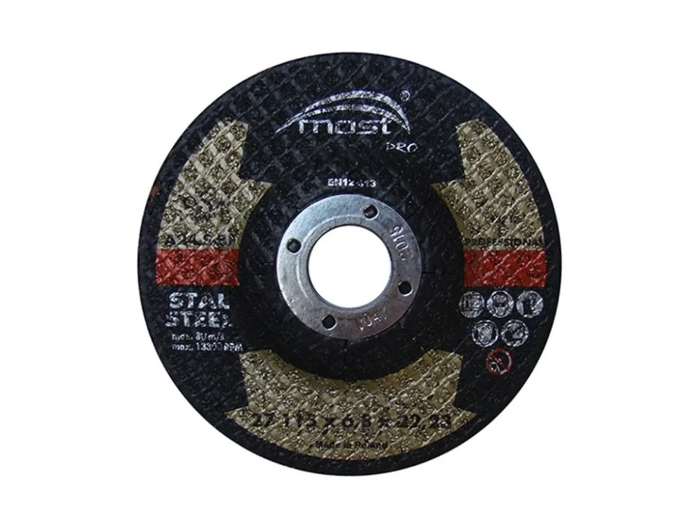 Vrácení Zdarma Brusný kotouč MOST 115x6,8 mm A30S-BF PROFESSIONAL (ŽLUTÝ)