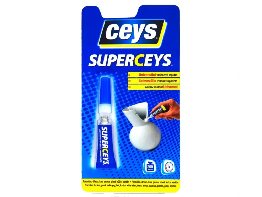 Ceys Superceys univerzální vteřinové lepidlo, 3 g Top Prodej