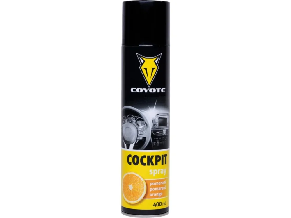 Značkový Coyote Cockpit ve spreji, pomeranč, 400 ml
