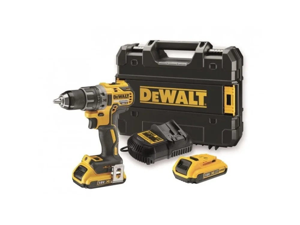 DeWalt 18V AKU bezuhlíková vrtačka 2x2,0Ah DCD791D2 Doprava Zdarma
