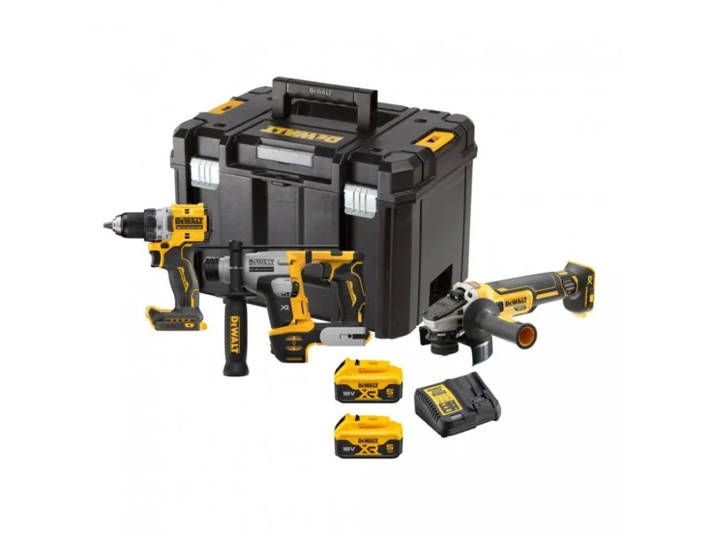 Expresní Doručení DeWALT DCK355P2T 18V combo Aku sada nářadí, 2x Aku, TSTAK