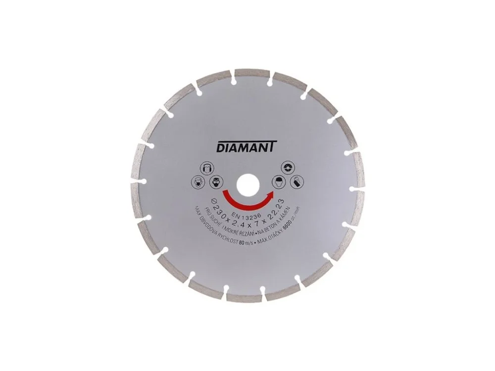 Oblíbený Diamantový kotouč DIAMANT 230x22.2x3mm segment