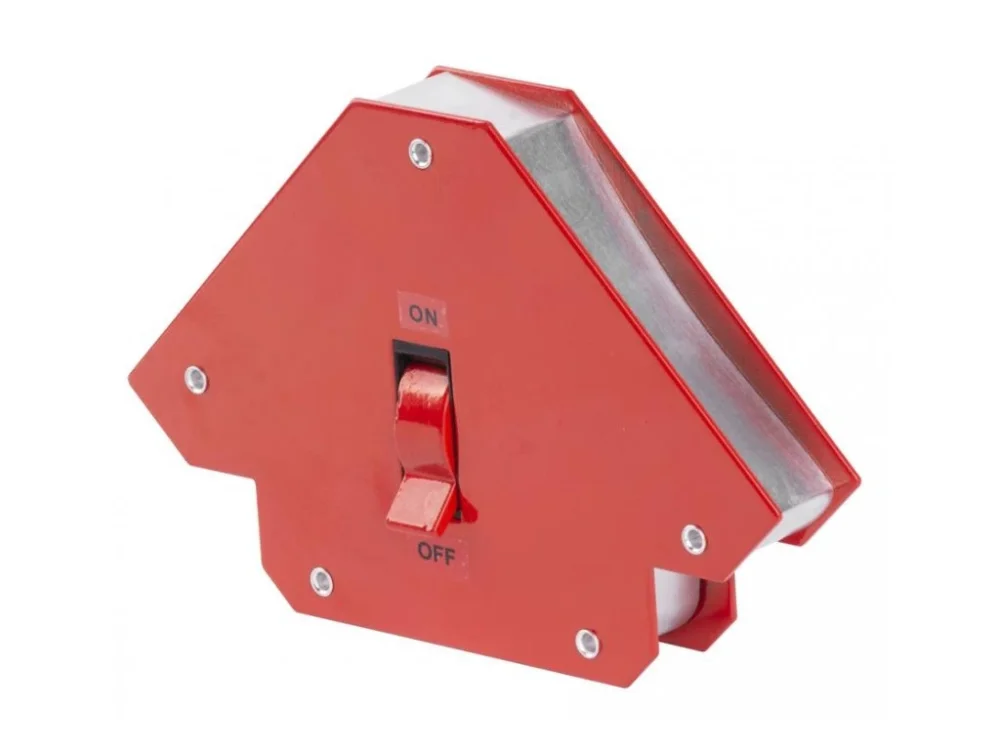 Ověřený Držák magnetický úhlový s vypínačem QJ6007, 3-3/4"x3-3/4"x1", 12 kg, ON/OFF