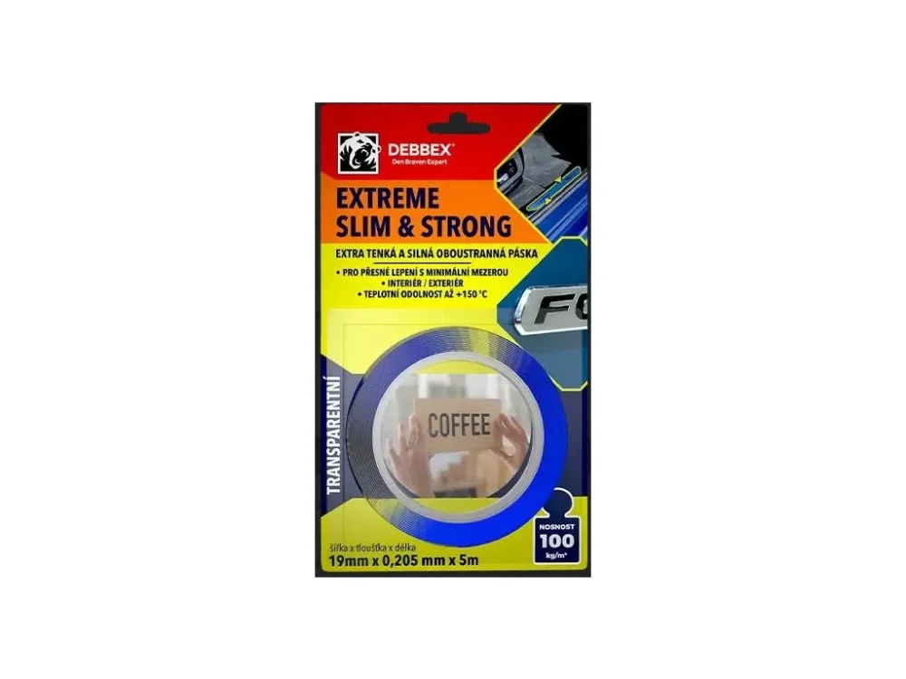 Nakupujte Hned Extra tenká a silná oboustranná páska EXTREME SLIM & STRONG - 50m