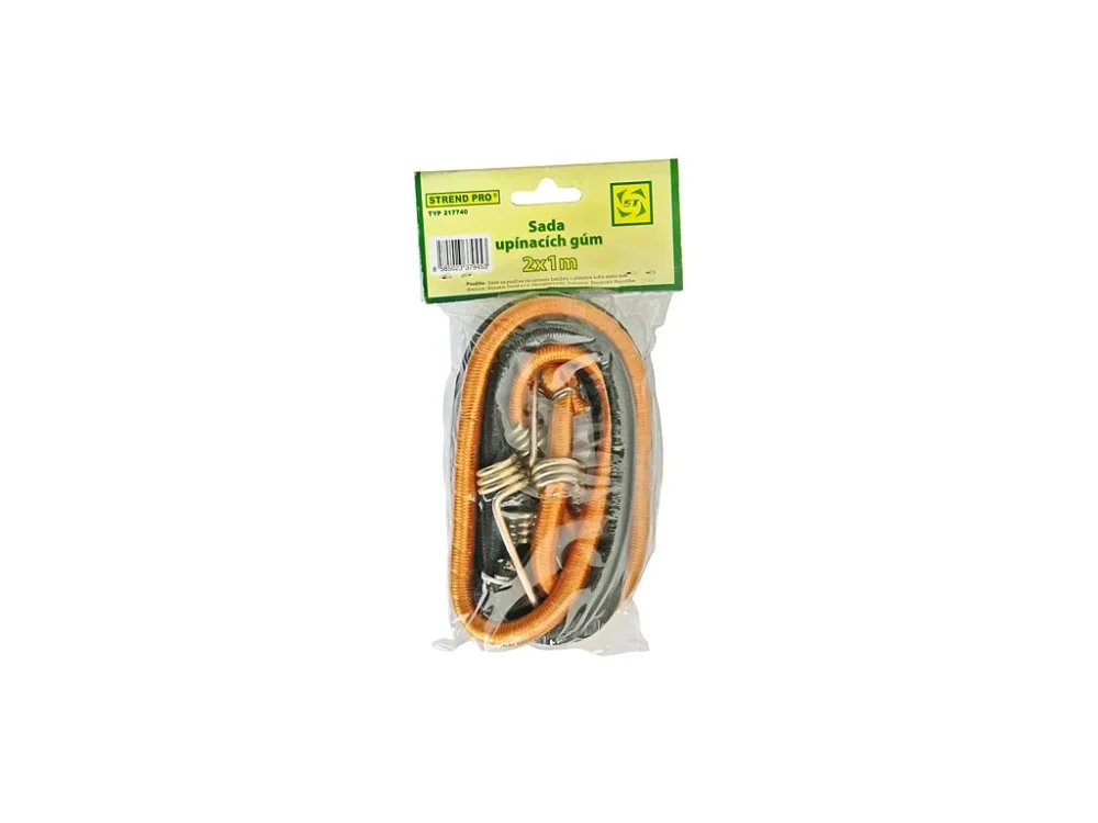 Nejlepší Cena Guma upínací STREND Pro LB342, 8 mm, 2x100 cm, s ocelovými háčky