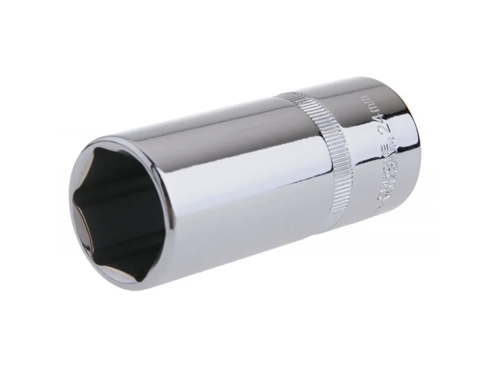 Hlavice prodloužená 1/2" CrVa 24mm Akční Nabídka