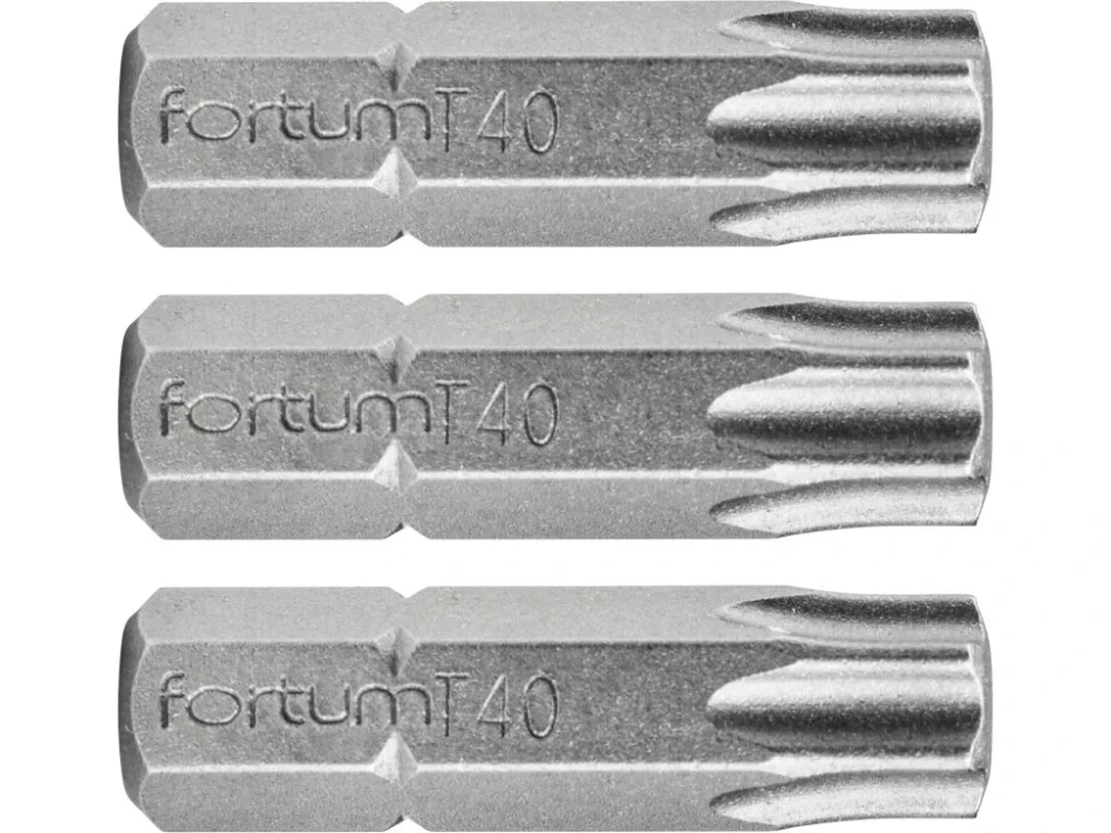 Rychlé Dodání Hrot TORX, sada 3ks, T 40x25mm, S2 Fortum