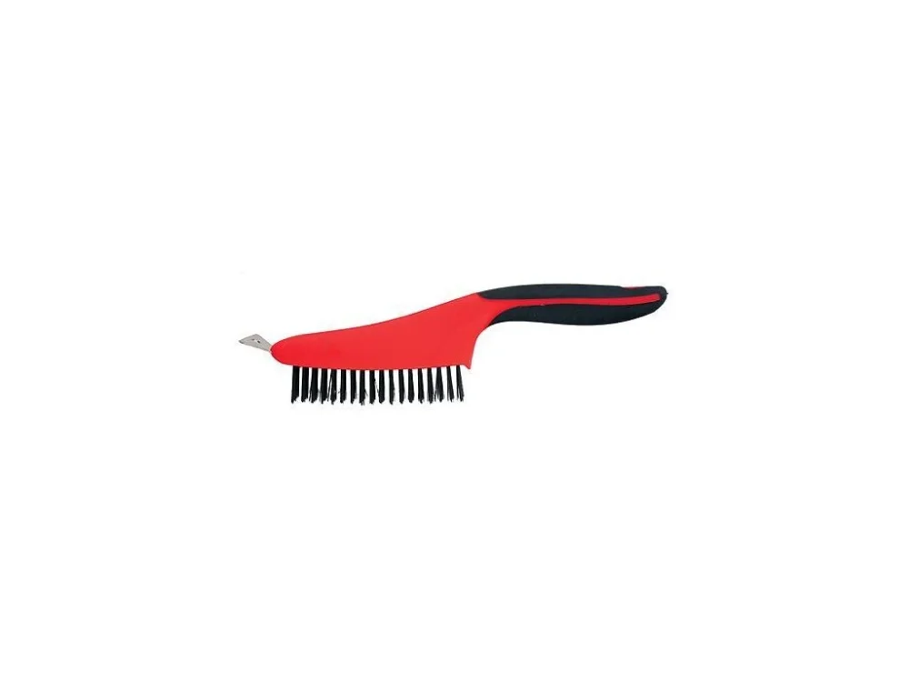 Kartáč ocelový se škrabkou Strend Pro CG682, 3 řadý, ComfortGrip Aktuální
