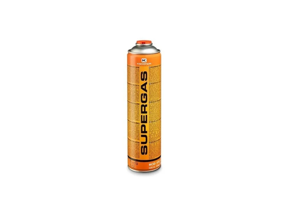 Kartuš KEMPER 575, 600ml, 330g, SUPERGAS, Propan-Butan, standardní závit Rychlé Dodání