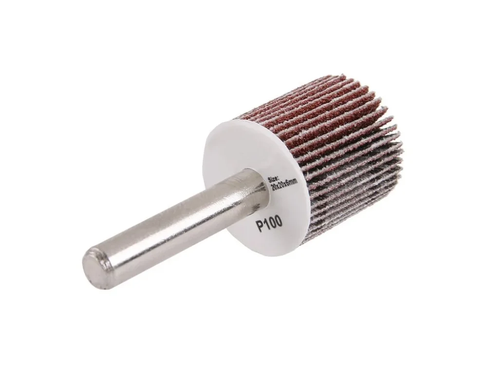 Kotouč lamelový brusný 20x20x6mm P100 stopka Speciální Cena