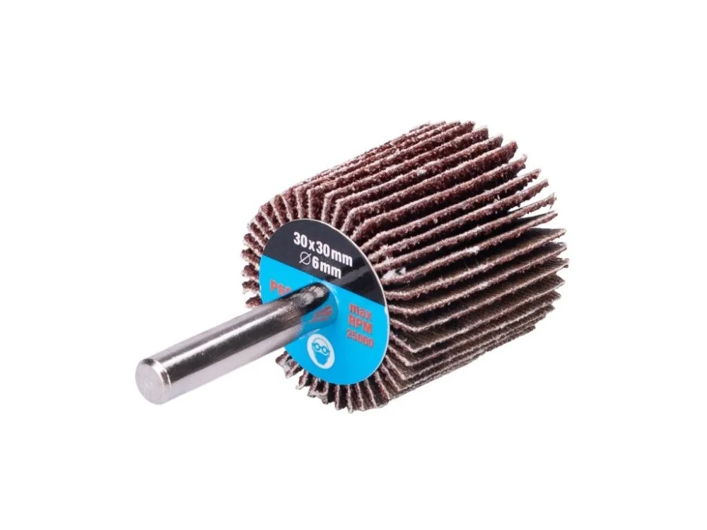 Kotouč lamelový brusný 30x30x6mm P60 stopka Super Cena