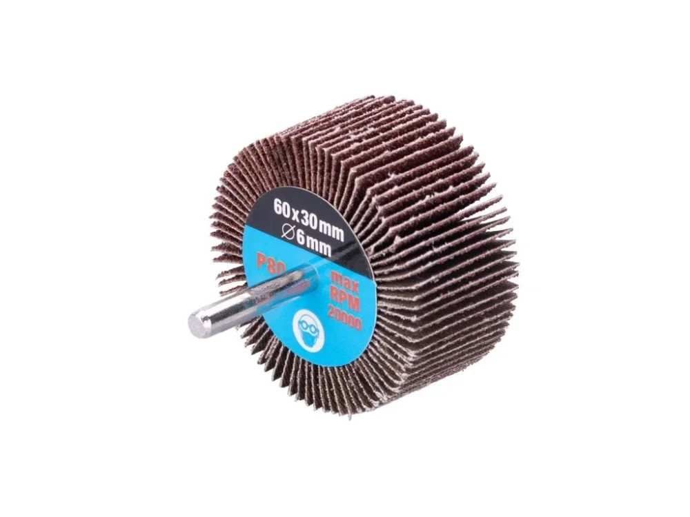 Kotouč lamelový brusný 60x30x6mm P80 stopka Nejlepší Volba