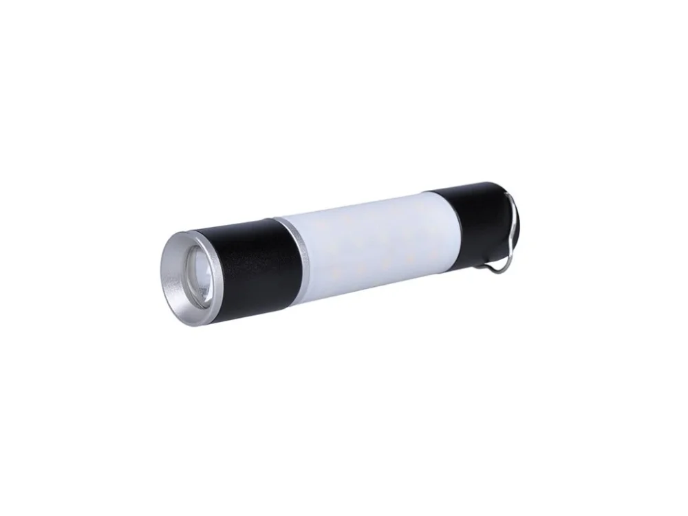 Sleva LED ruční nabíjecí svítilna s kampingovou lucernou, 250lm, Solight
