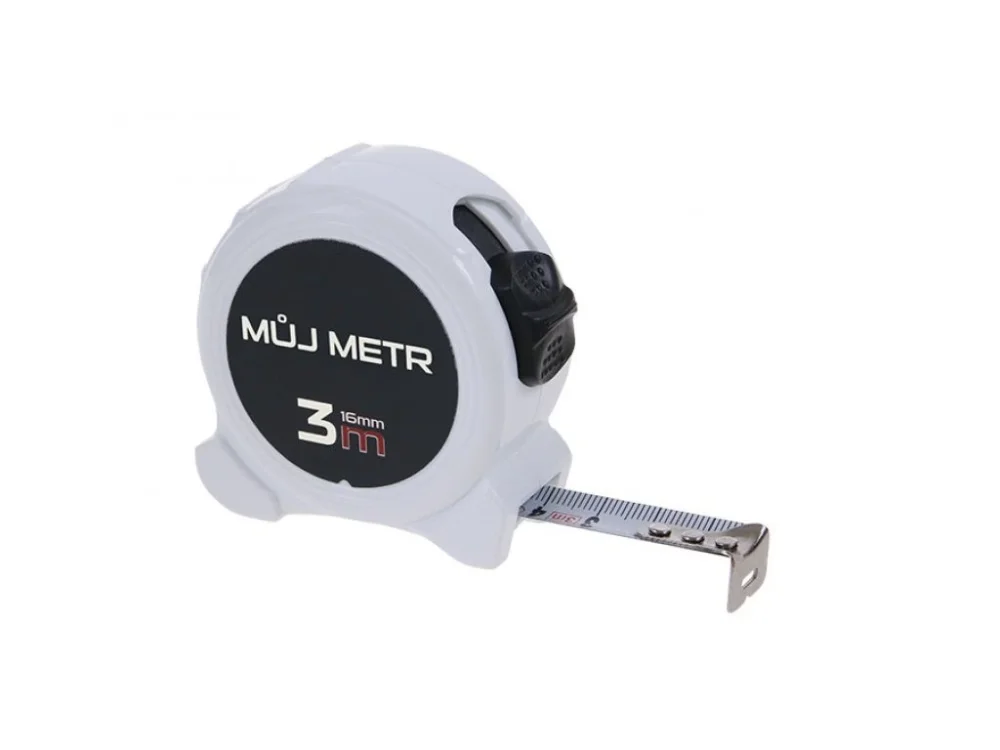 Novinka Metr svinovací 3mx16mm MUJ METR