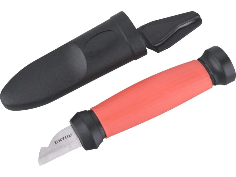 Nůž na odizolování kabelů oboubřitý, 155/120mm, CrV Extol Premium Doprava Zdarma