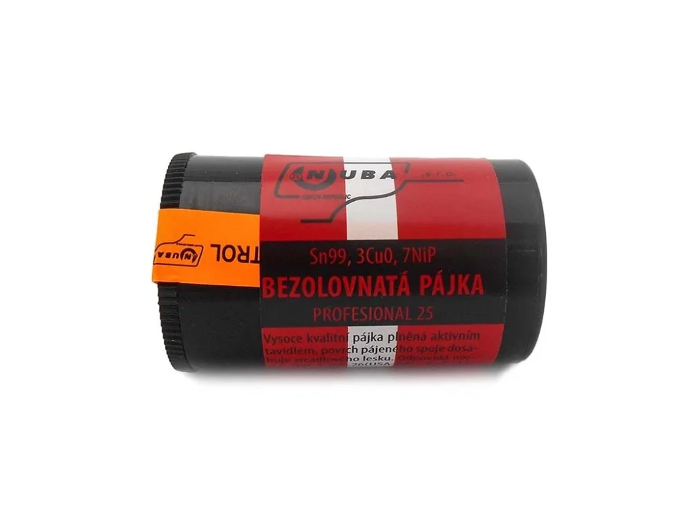 Poslední Šance Pájecí cín Sn99, 3Cu0, 7NiP, pr.1,5mm, 25g