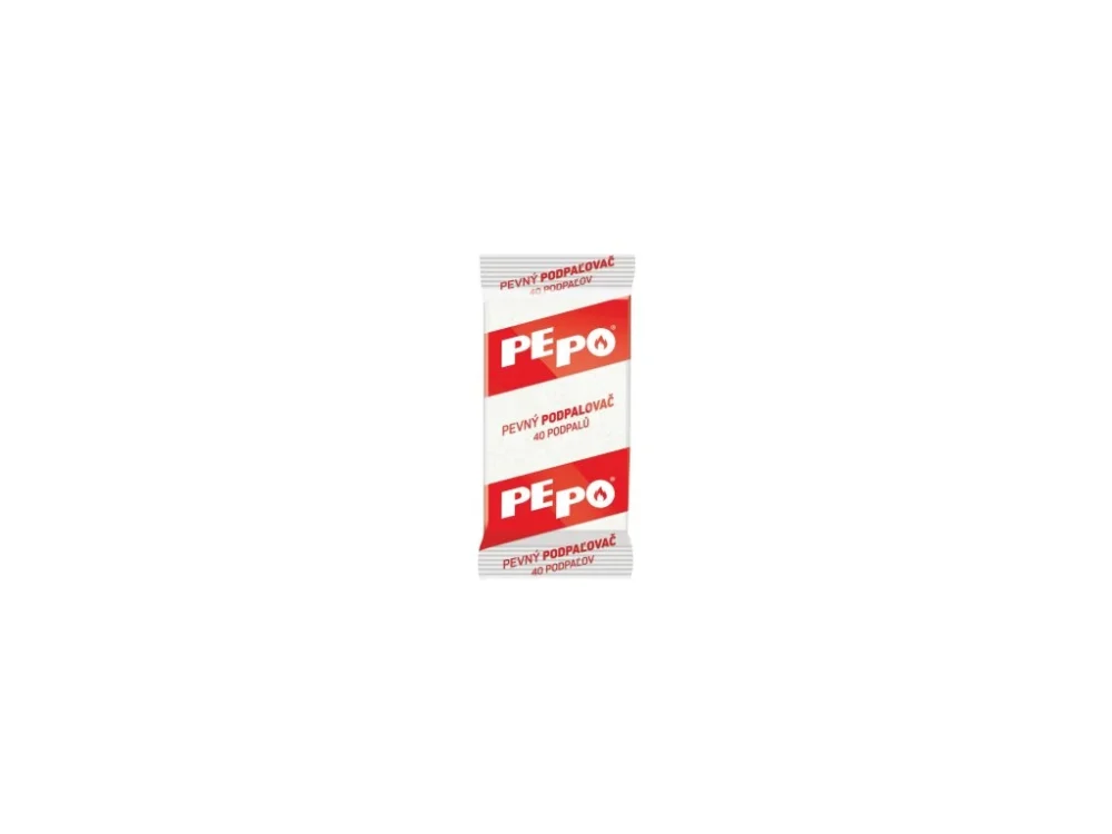 Ověřený PE-PO pevný podpalovač, 40 podpalů