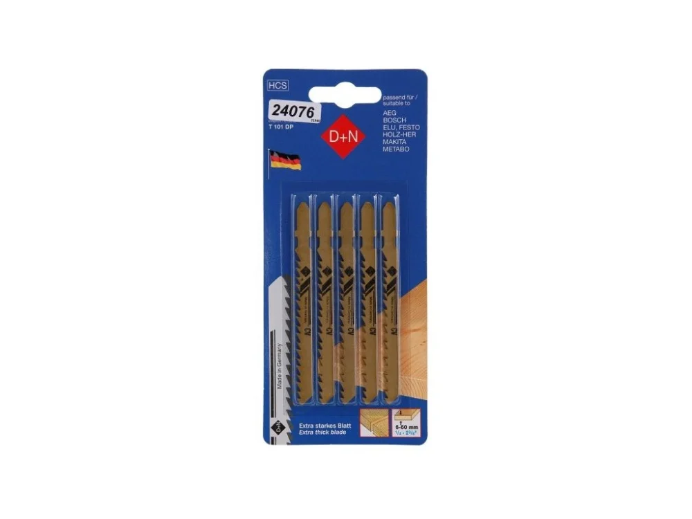 Cenový Hit Plátky do přímočaré pilky 5ks 75mm/1.7mm, HCS, 32940