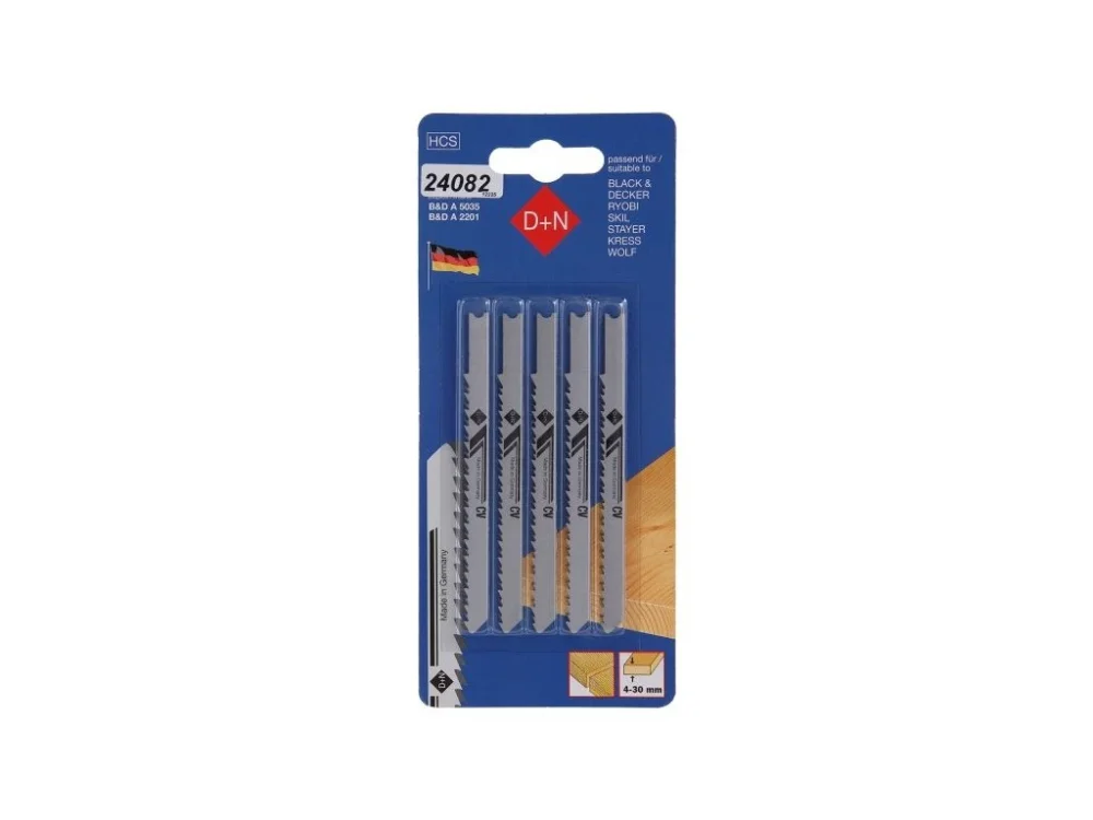 Plátky do přímočaré pily HCS B-D 75/1. 45mm, 5ks 12225 Víkendová Akce