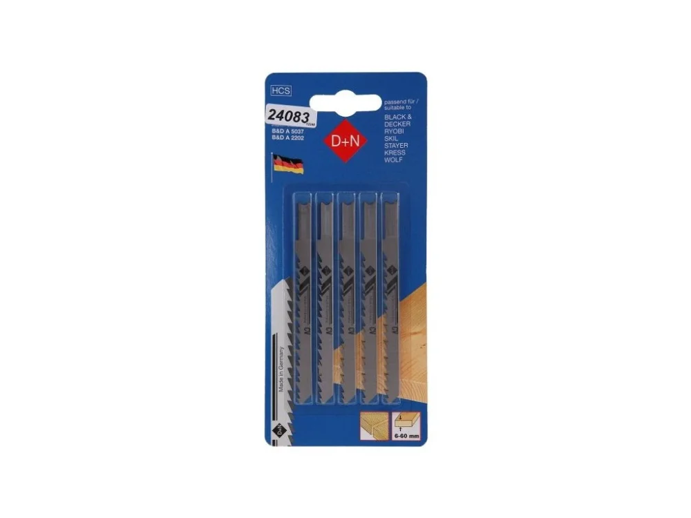 Kup Teď Plátky do přímočaré pily HCS B-D 75/1. 45mm, 5ks 12240