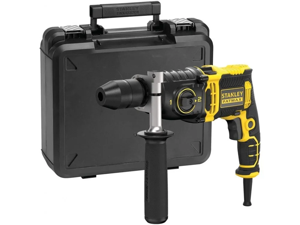 Příklepová dvourychlostní vrtačka 13mm, 850 W FMEH850K Stanley FATMAX Hit Sezóny
