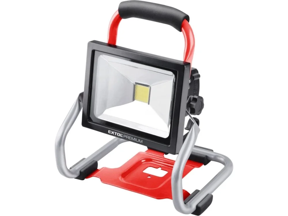 Reflektor LED aku SHARE20V, 1800lm, 20V Li-ion, 2000mAh Extol Premium Bezpečná Platba