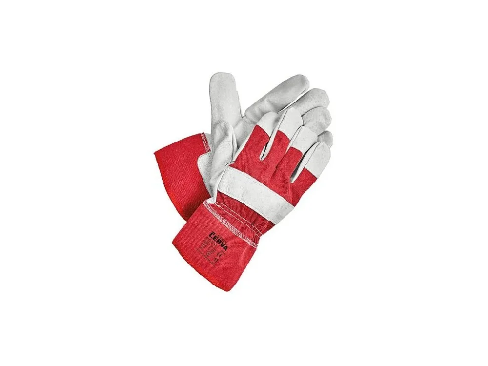 Rukavice pracovní kožené velikost č.11 EIDER RED Super Cena