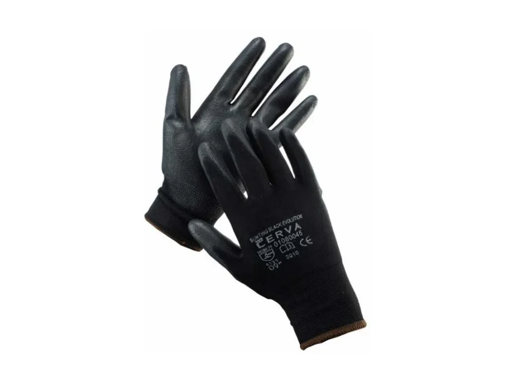 Must-Have Rukavice zahradní BUNTING Evolution Black, vel. 10 (XL), černé