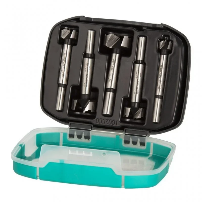Wolfcraft Sada 5 Forstner-vrtáků průměr 15,20,25,30,35mm v mini-kufříku 1002000 Nejlepší Volba