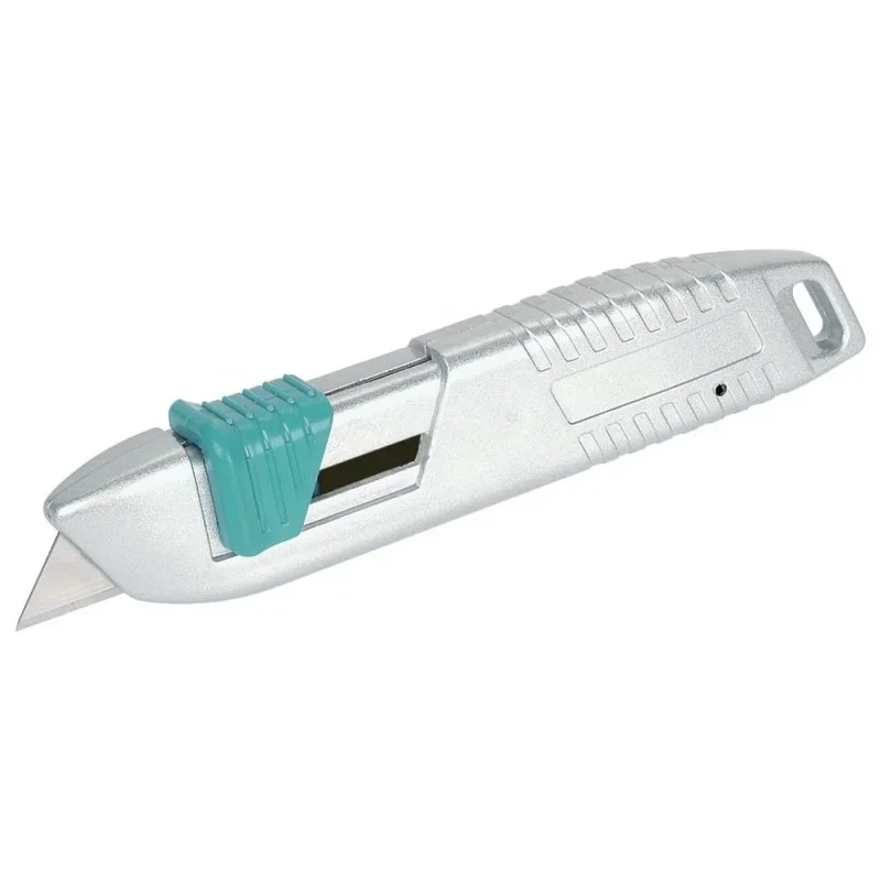 Hit Sezóny Wolfcraft Bezpečnostní nůž kovový s automatickým zasouváním břitu 4134000