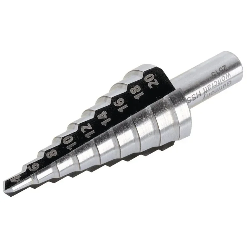 Kup Teď Wolfcraft HSS stupňovitý vrták, stopka 10 mm O 8 - 35 2585000