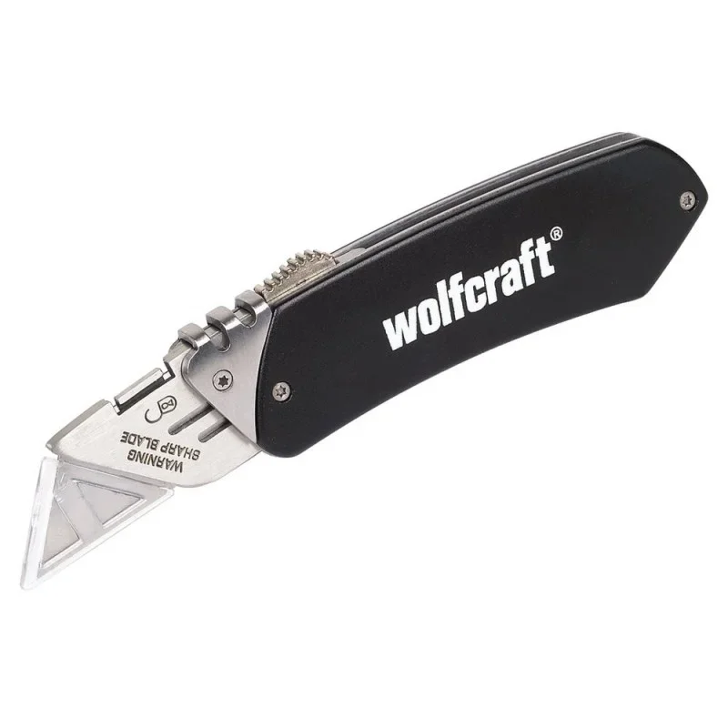 Koupit Online Wolfcraft Nůž ALU 90mm s výsuvným břitem 4124000