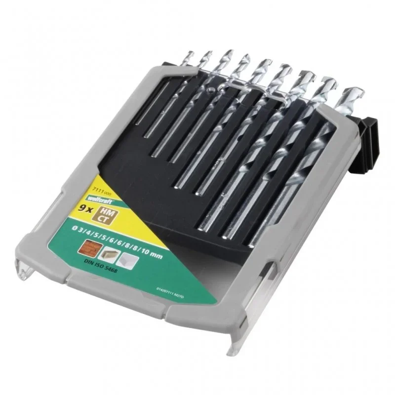 Top Prodej Wolfcraft Sada 9ks vrtáky do kamene HM ø3-10mm 7111000
