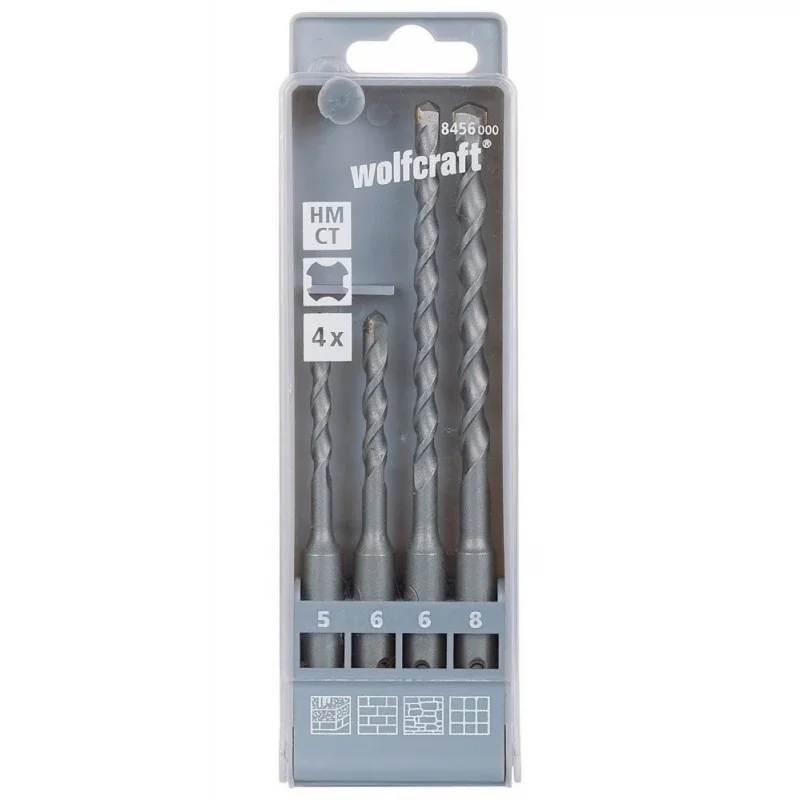 Wolfcraft Sada 4ks příklepový vrták SDS-plus ø5-8mm 8456000 Nízká Cena