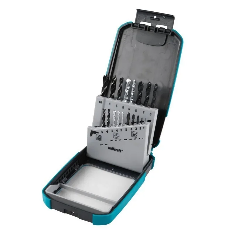 Speciální Cena Wolfcraft Sada 18ks kombinovaných vrtáku kámen-dřevo-kov 8615000