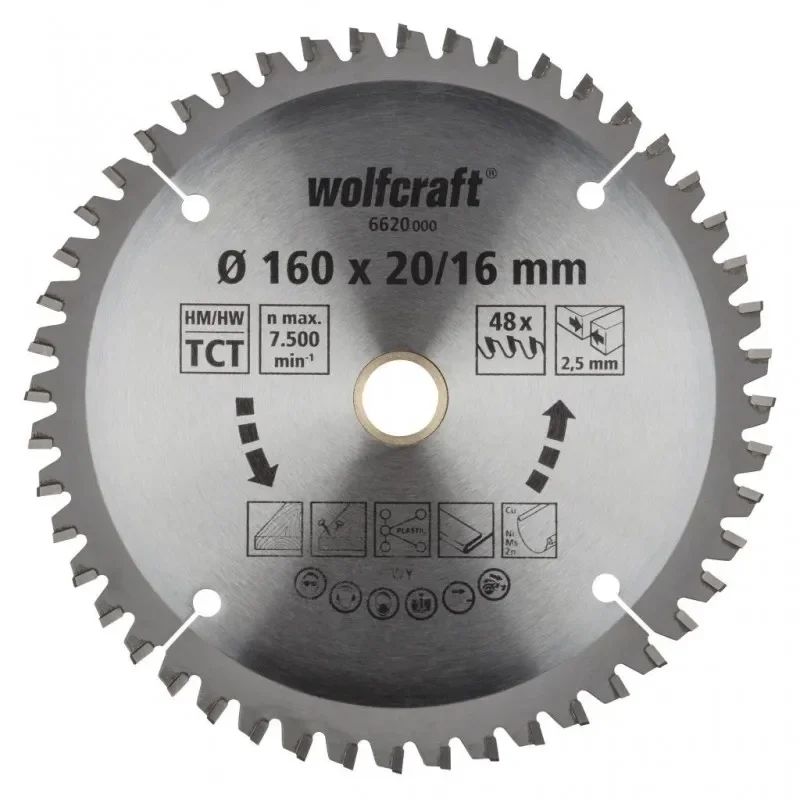 Wolfcraft pilový kotouč jemné řezy ø190x30 Z56 6624000 Pouze Dnes